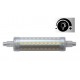 Lámpara LED R7s 118mm diámetro 24mm 230V 10W 950Lm Regulable