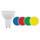 Lámpara LED GU10 SMD 3W 110º colores