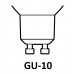 Lámpara LED GU10 COB Cristal 7W 38º Retro Regulable