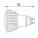 Lámpara LED GU10 COB Sharp 8W 55º