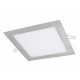 Downlight panel LED Cuadrado 190x190mm Gris Plata 15W