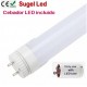 Tubo LED T8 1200mm Aluminio 18W Blanco Frío, Cebador incluido