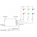 Controlador para tira LED RGB 12-24VDC 144/288W con mando 44 botones