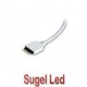 Conector 4 pin para tira LED RGB con cable