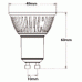 Lámpara LED GU10 4W