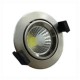 Foco Downlight LED COB Orientable Redondo Cromado Ø95mm 8w