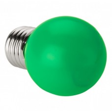 Lámpara LED Esferica E27 2W Verde