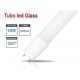 Tubo LED T8 1200mm Cristal 18W Blanco Neutro, conexión 1 lado